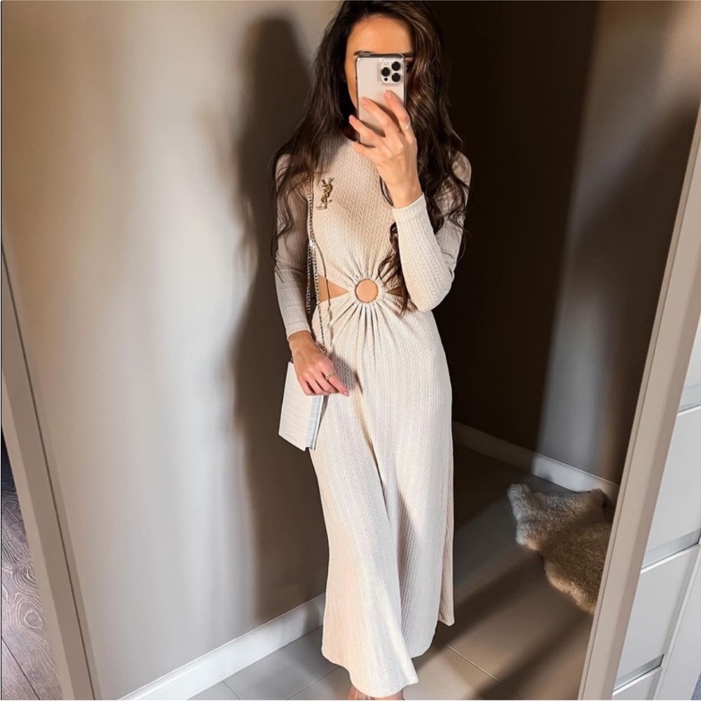 Zara Size Small Dress with Cut Outs - Picture 2 of 8